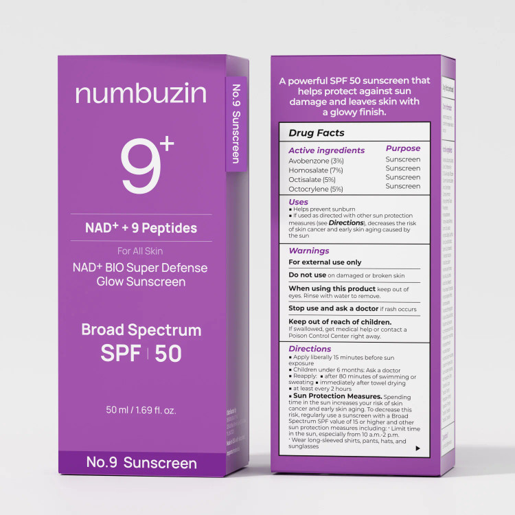 � ضدآفتاب نامبوزین No.9+ NAD⁺ Peptide Dewy Sun Essenc